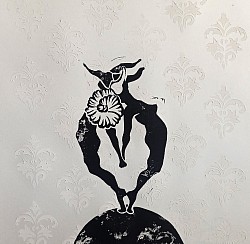 linogravure, magali schmitzler, encre, série